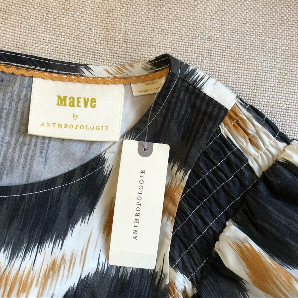 Maeve Mini Dress Pouff Poplin Polka Dot Destin US XS - Picture 11 of 11
